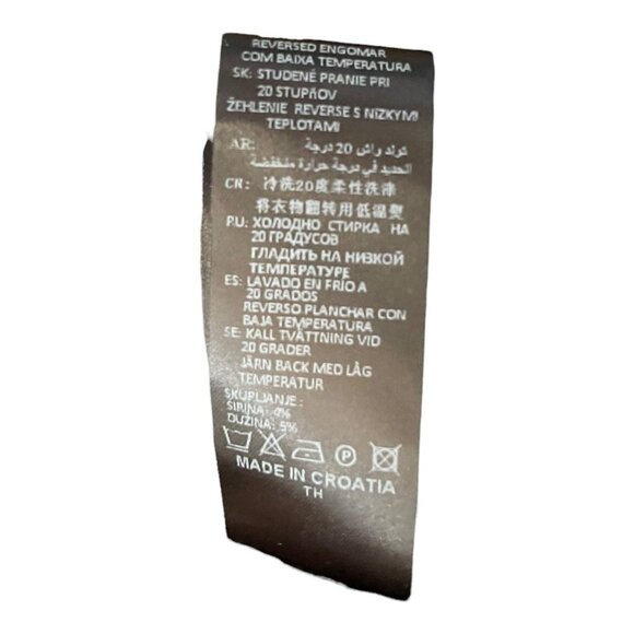 XD XENIA DESIGN Size 6 Taffeta Draped Blouse Stretch Structured Minimalist - Picture 9 of 11